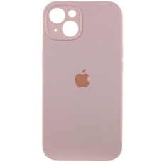 Чехол-силикон оригинал Full Camera Soft Matte iPhone 13 (Розовый / Chalk Pink)