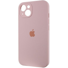 Чехол-силикон оригинал Full Camera Soft Matte iPhone 13 (Розовый / Chalk Pink)