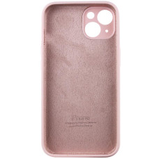 Чехол-силикон оригинал Full Camera Soft Matte iPhone 13 (Розовый / Chalk Pink)