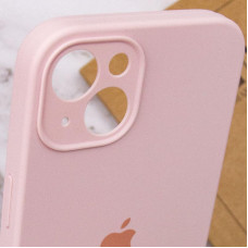 Чехол-силикон оригинал Full Camera Soft Matte iPhone 13 (Розовый / Chalk Pink)