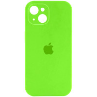 Чохол-силікон оригінал Full Camera Soft Matte iPhone 13 (Кислотно-зелений / Acid Green)