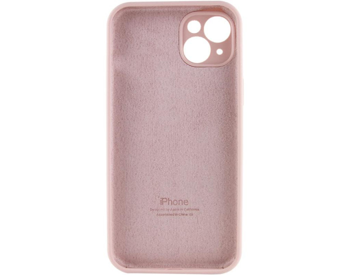 Чехол-силикон оригинал Full Camera Soft Matte iPhone 14, Pink sand