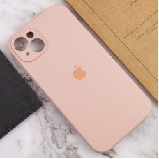 Чехол-силикон оригинал Full Camera Soft Matte iPhone 14, Pink sand