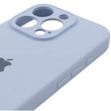 Чехол-силикон оригинал Full Camera Soft Matte iPhone 13 Pro Max, Lilac blue