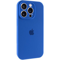 Чехол-силикон оригинал Full Camera Soft Matte iPhone 14 Pro (Синий / Capri Blue)
