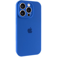 Чехол-силикон оригинал Full Camera Soft Matte iPhone 14 Pro (Синий / Capri Blue)
