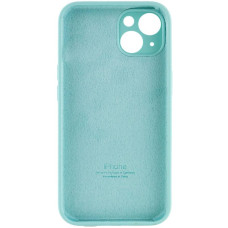Чехол-силикон оригинал Full Camera Soft Matte iPhone 14 (Бирюзовый / Marine Green)
