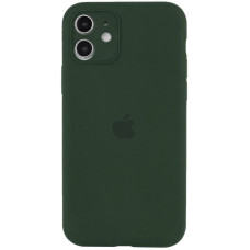 Чехол-силикон оригинал Full Camera Soft Matte iPhone 12, Cyprus green
