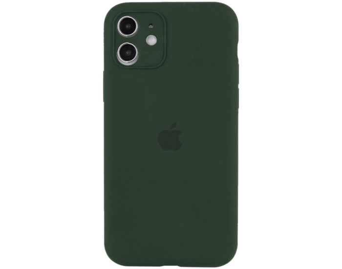 Чехол-силикон оригинал Full Camera Soft Matte iPhone 12, Cyprus green
