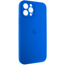 Чехол-силикон оригинал Full Camera Soft Matte iPhone 12 Pro, Capri blue