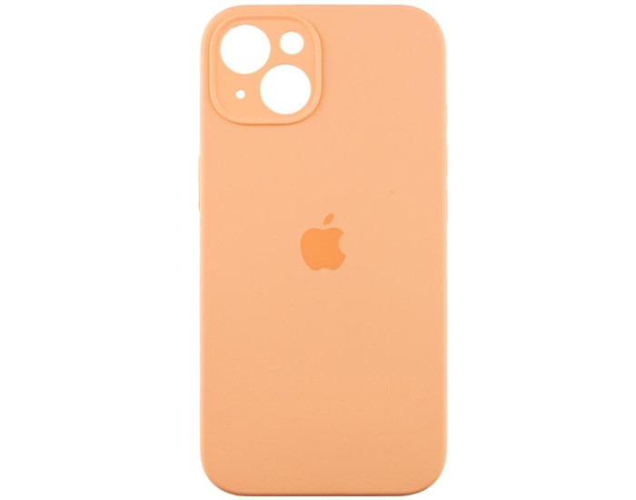 Чехол-силикон оригинал Full Camera Soft Matte iPhone 13 (Оранжевый / Cantaloupe)
