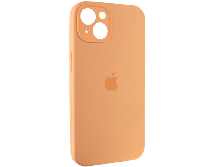 Чехол-силикон оригинал Full Camera Soft Matte iPhone 13 (Оранжевый / Cantaloupe)