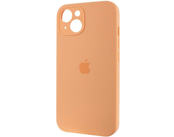 Чехол-силикон оригинал Full Camera Soft Matte iPhone 13 (Оранжевый / Cantaloupe)