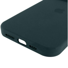 Чехол-силикон оригинал Case Full Protective iPhone 17 Pro Max, Forest green