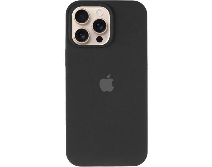 Чехол-силикон оригинал Case Full Protective iPhone 16 Pro (Черный / Black)