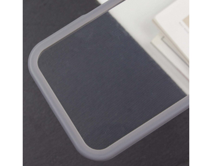 Чехол-силикон Transparent + Colour 1,5mm iPhone 15 Pro, серый