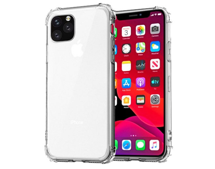 Чехол-силикон WS Shockproof Case iPhone 12 Mini, прозрачный