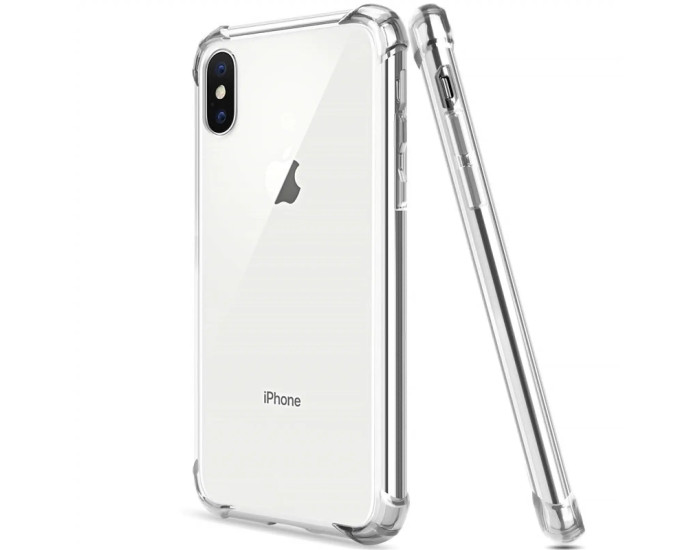 Чохол-силікон WS Shockproof Case iPhone XS Max, Прозорий