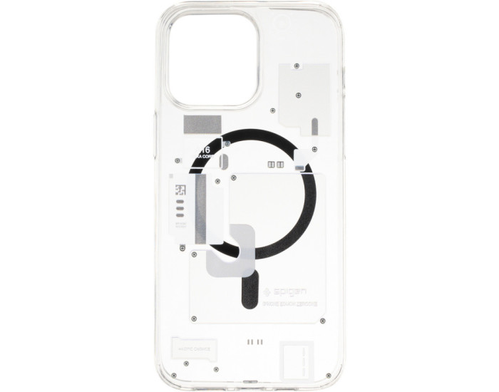 Чохол-силікон Spigen MagSafe Diagram Case iPhone 15 Pro Max, Transparent
