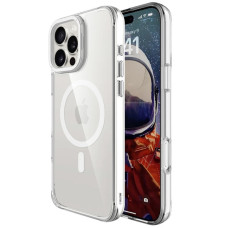 Чехол-силикон Space Case Apex with MagSafe iPhone 16 Pro, серебристый