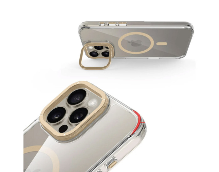 Чохол-силікон Space Case Apex with MagSafe iPhone 16 Pro, золотистий