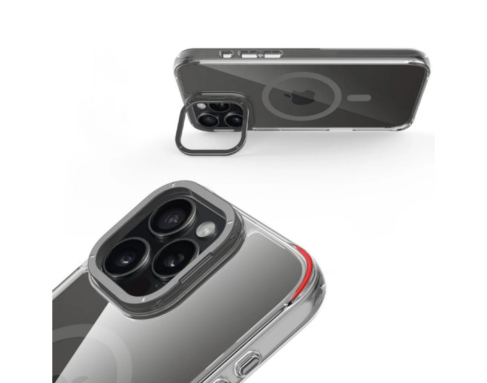 Чехол-силикон Space Case Apex with MagSafe iPhone 16 Pro, серый