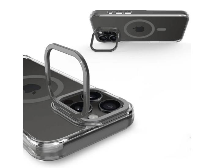 Чехол-силикон Space Case Apex with MagSafe iPhone 16 Pro, серый