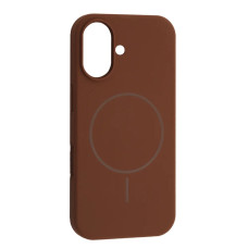 Чехол-силикон Silicone Case with MagSafe iPhone 17, New brown