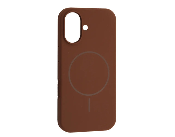 Чехол-силикон Silicone Case with MagSafe iPhone 17, New brown