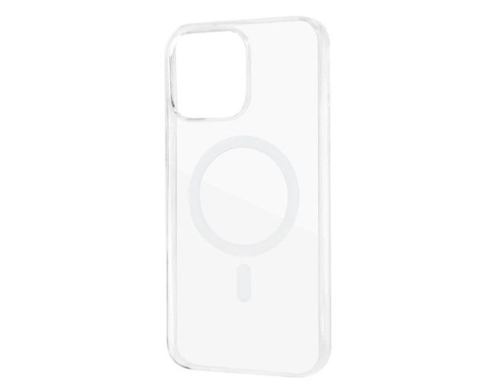  Чехол-силикон MagSafe iPhone 16 Pro Max, прозрачный