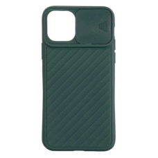 Чехол-силикон Slide Camera iPhone 11 (Pine Green / Зеленый)