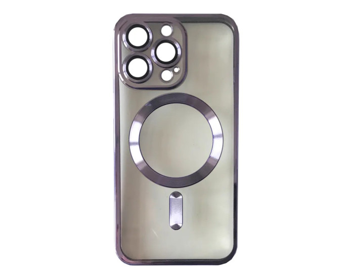  Чехол-силикон Shining Camera MagSafe iPhone 14 Pro Max, Glicine