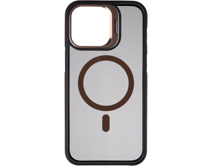 Чехол-силикон Concept 2 Case Camera Stand iPhone 16, Bronze