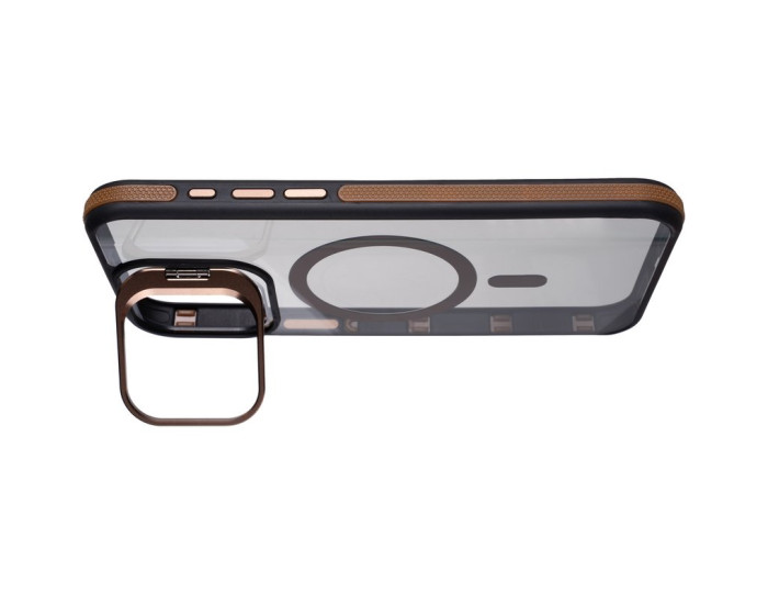 Чехол-силикон Concept 2 Case Camera Stand iPhone 16, Bronze