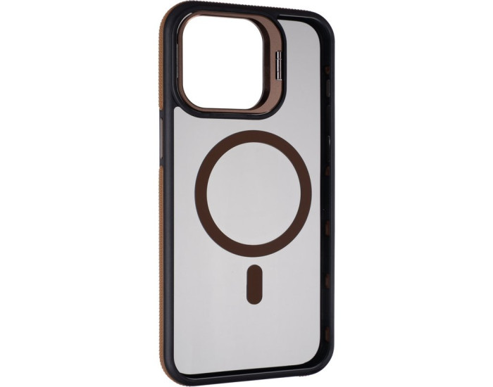 Чехол-силикон Concept 2 Case Camera Stand iPhone 16, Bronze
