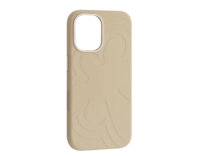 Чохол-силікон Flower Liquid Case iPhone 17, Античний Білий