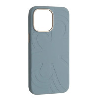 Чохол-силікон Flower Liquid Case iPhone 17, Cloud blue