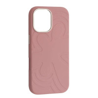 Чохол-силікон Flower Liquid Case iPhone 17, Cherry blossom pink