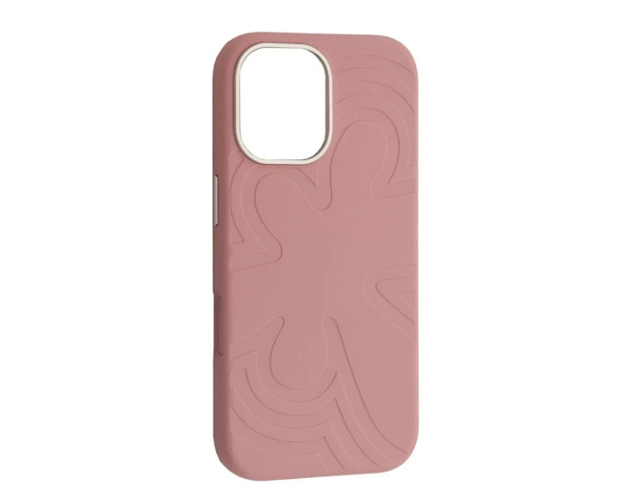 Чохол-силікон Flower Liquid Case iPhone 17, Cherry blossom pink