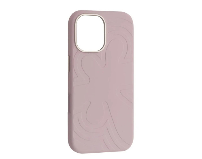 Чохол-силікон Flower Liquid Case iPhone 17, Morandi purple