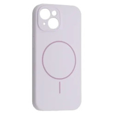 Чехол-силикон Full Camera Fine Ring MagSafe iPhone 15, Purple lilac
