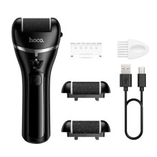 Электрическая пилка для пяток Hoco HP90 1200mAh, черная