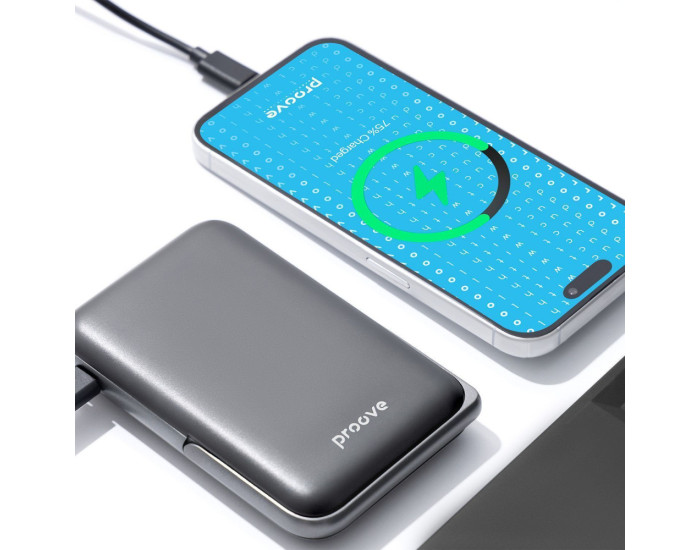 Портативна батарея (Power Bank) Proove Knight MagSafe 20W 10000 mAh Beige
