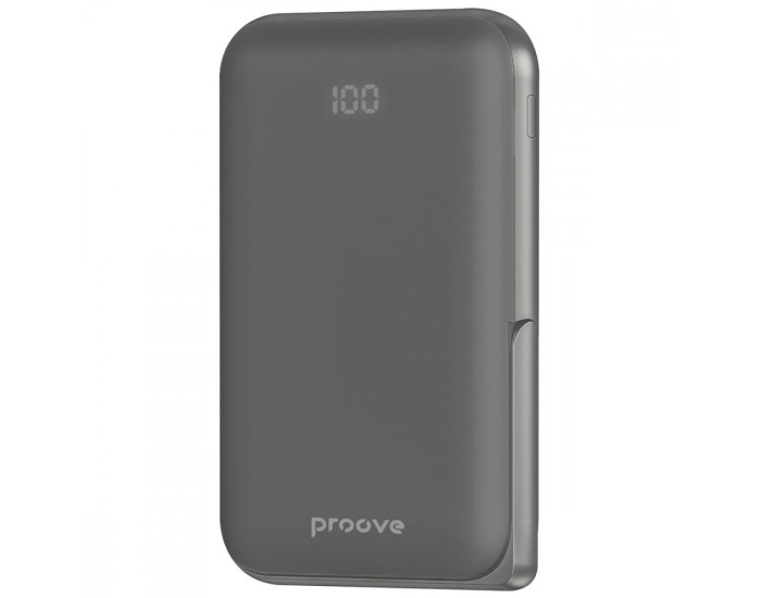 Портативна батарея (Power Bank) Proove Knight MagSafe 20W 10000 mAh Grey