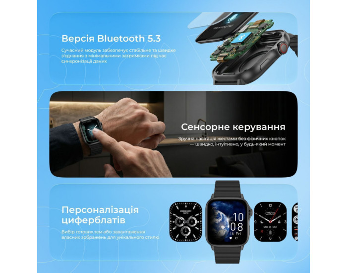 Часы умные Proove Humble Silver