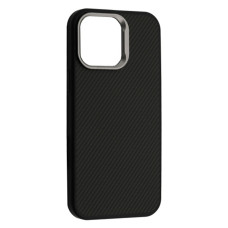Чехол-силикон Kevlar Style MagSafe iPhone 14 Pro, Black