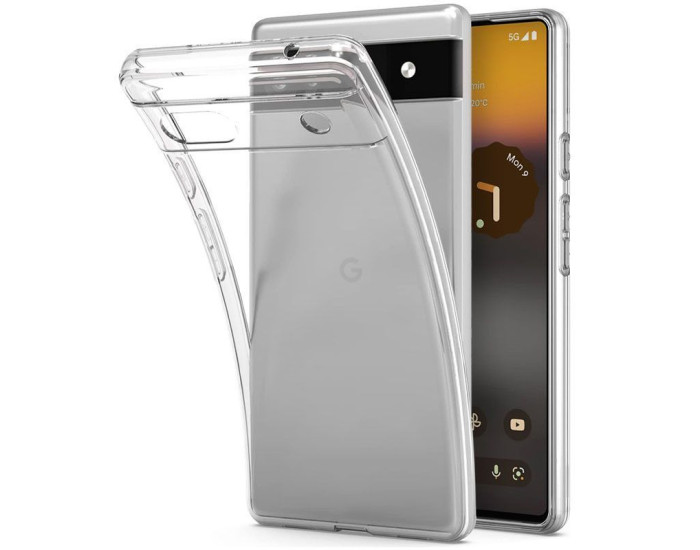 Чехол-силикон TPU Epic Transparent Full Camera Google Pixel 6a, прозрачный