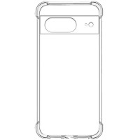 Чохол-силікон Getman Ease Logo Transparent 1,5mm Google Pixel 8, Прозорий