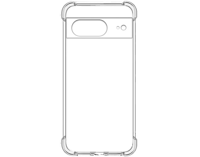 Чехол-силикон Getman Ease Logo Transparent 1,5mm Google Pixel 8, прозрачный