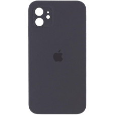 Чехол-силикон оригинал Square Cover Soft Matte Full Camera iPhone 11 (Серый / Dark Gray)
